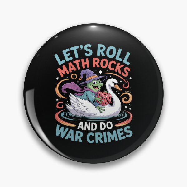 Item preview, Frog Riding Goose Let's Roll Math Rocks and Do War Crimes designed and sold by KingsLife1994.