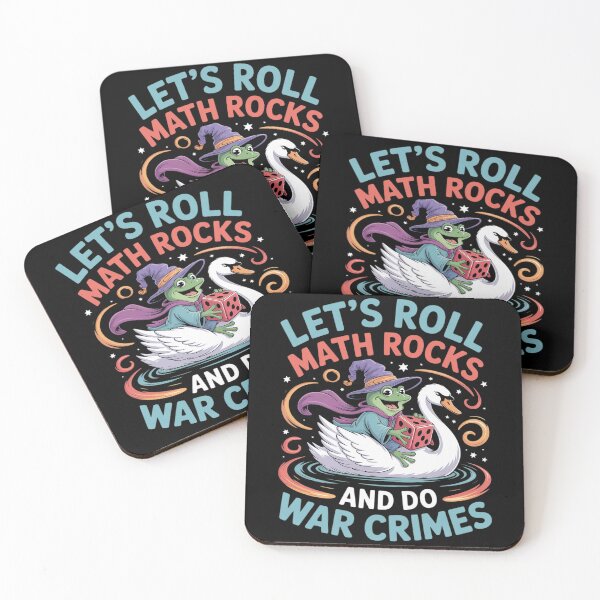 Item preview, Frog Riding Goose Let's Roll Math Rocks and Do War Crimes designed and sold by KingsLife1994.