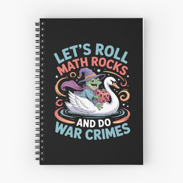 Item preview, Frog Riding Goose Let's Roll Math Rocks and Do War Crimes designed and sold by KingsLife1994.