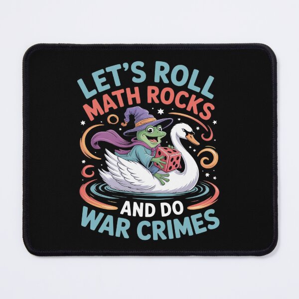 Item preview, Frog Riding Goose Let's Roll Math Rocks and Do War Crimes designed and sold by KingsLife1994.