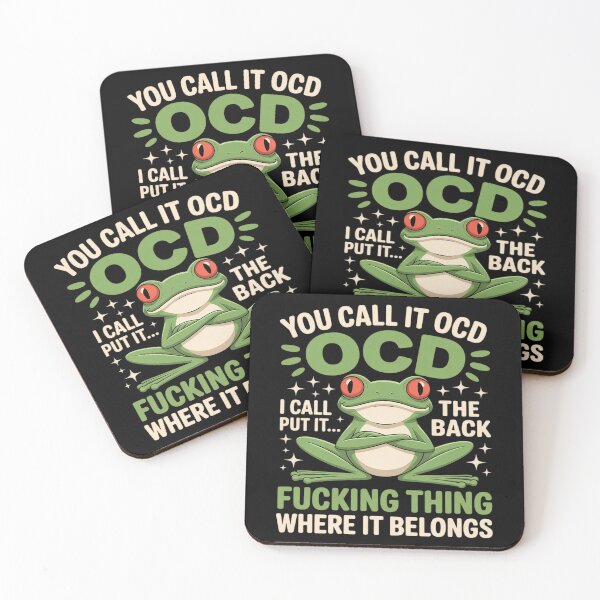 Item preview, Frog You Call It OCD I Call It Put The Fucking Thing Back designed and sold by KingsLife1994.