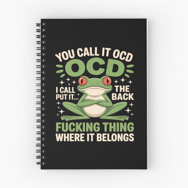 Item preview, Frog You Call It OCD I Call It Put The Fucking Thing Back designed and sold by KingsLife1994.