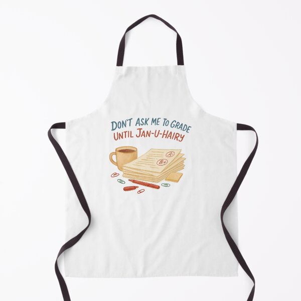 Item preview, Don’t Ask Me to Grade Until Jan-U-Hairy | Funny Teacher Coffee Christmas Shirt designed and sold by Just You Tee | Say It Loud, Wear It Proud.