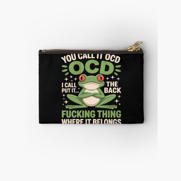Item preview, Frog You Call It OCD I Call It Put The Fucking Thing Back designed and sold by KingsLife1994.