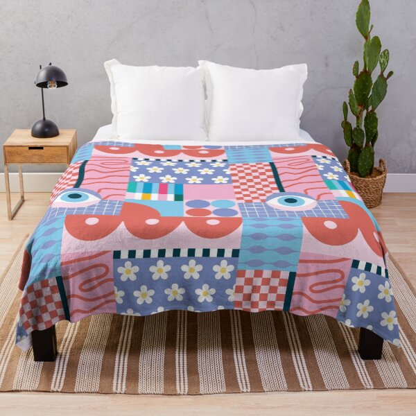Item preview, Modern Memphis Patchwork Pattern designed and sold by GlitDesign.