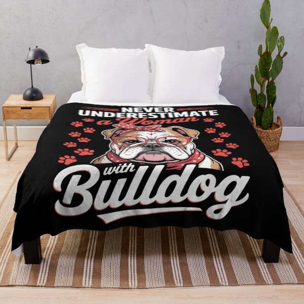 Item preview, English Bulldog Dog Breed Never Underestimate a Woman Bulldog designed and sold by Bandikonsalez.