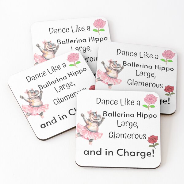 Item preview, Ballerina Hippo Large Glamorous and in Charge designed and sold by ArtisticDesignsbyLinda.