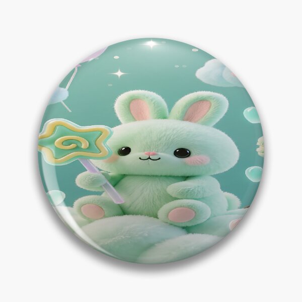 Item preview, Fluffy mint chubby bunny & Mint Macarons 2 designed and sold by DinsignStudio.