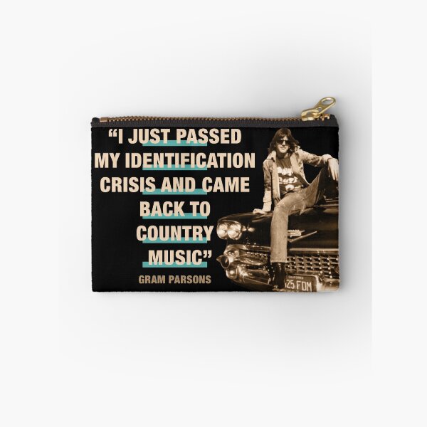 Item preview, Gram Parsons Quote:  "I Just Passed My Identification Crisis And Came Back To Country Music" designed and sold by TIGERDAVER.
