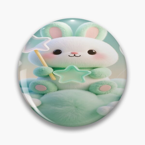 Item preview, Fluffy mint chubby bunny & Mint Macarons 5 designed and sold by DinsignStudio.