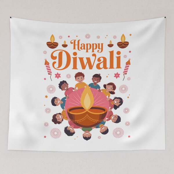Item preview, Happy Diwali for Kids Deepavali Wishes - Festival of Lights designed and sold by Bandikonsalez.