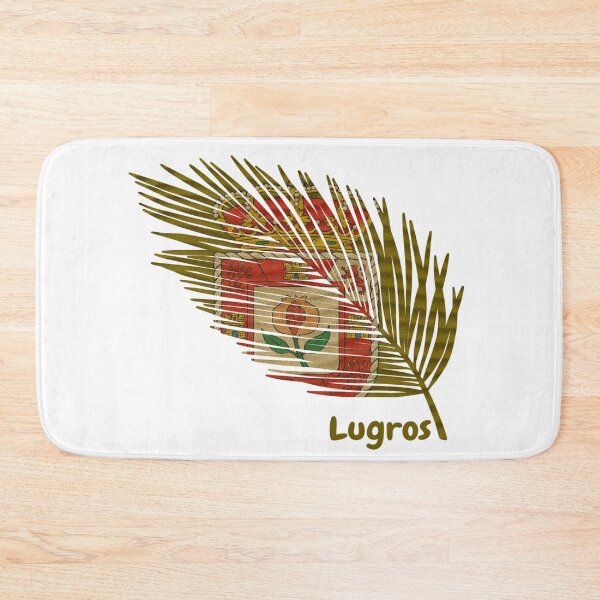 Item preview, Abstract Flag of Lugros – Feather Shape Design designed and sold by ArteJorge48.