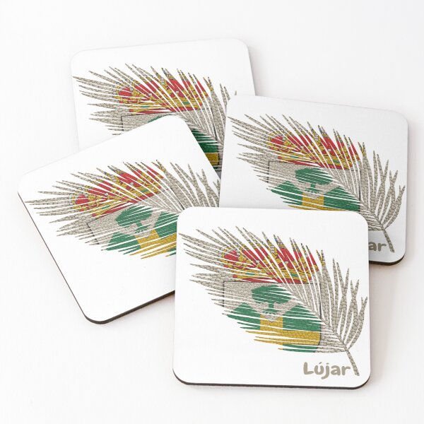 Item preview, Abstract Flag of Lújar – Feather Shape Design designed and sold by ArteJorge48.
