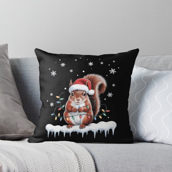 Item preview, Funny Santa Squirrel Christmas Lights Animals Lover designed and sold by Bandikonsalez.