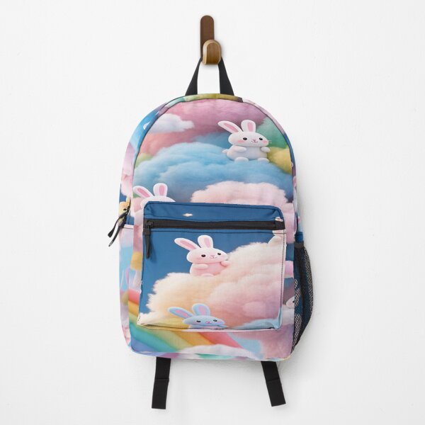 Item preview, Pastel-colored bunnie with colorful clouds 3 designed and sold by DinsignStudio.