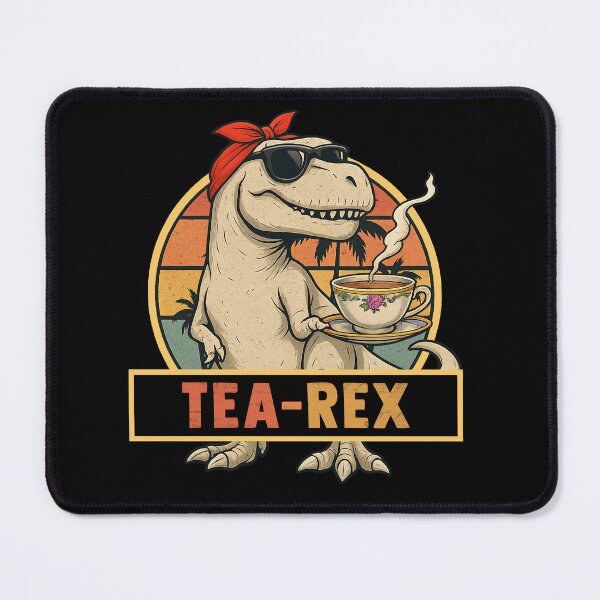 Item preview, Feminist Tea-Rex Dinosaur Retro T-Shirt designed and sold by LarryMBrown.