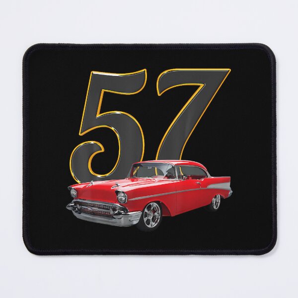 Item preview, 1957 57 Chevys Truck Bel Air Red Vintage Cars designed and sold by ZackeryKuphal.