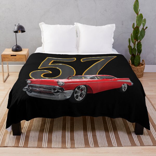 Item preview, 1957 57 Chevys Truck Bel Air Red Vintage Cars  designed and sold by ZackeryKuphal.