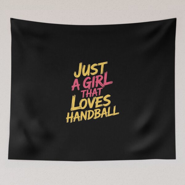 Item preview, Just A Girl Who Loves Handball designed and sold by jkrphoto.