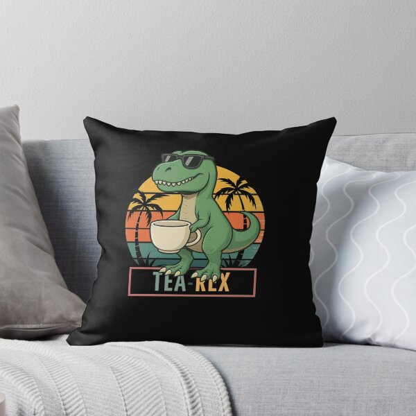 Item preview, Cute Tea-Rex Cartoon Dinosaur T-Shirt designed and sold by LarryMBrown.