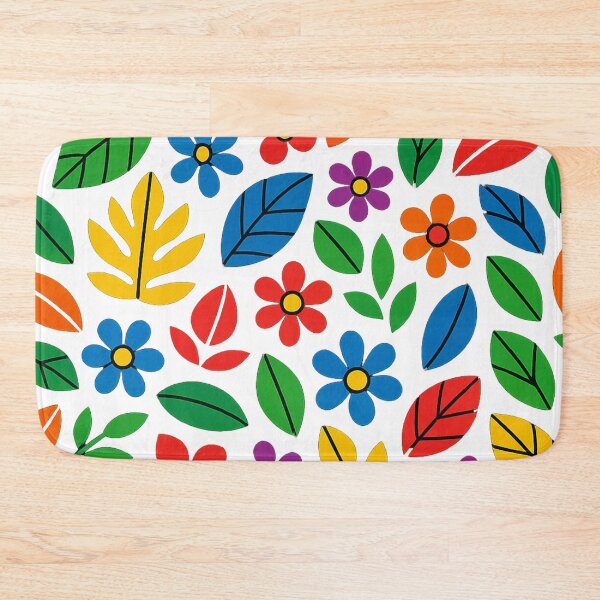 Item preview, Chromatic Garden – Colorful Leaf Pattern designed and sold by EugenioPrints.