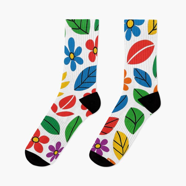 Item preview, Chromatic Garden – Colorful Leaf Pattern designed and sold by EugenioPrints.