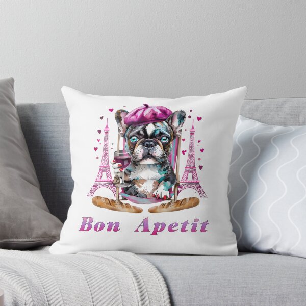 Item preview, Chic Parisian Frenchie Foodie designed and sold by ArtisticDesignsbyLinda.