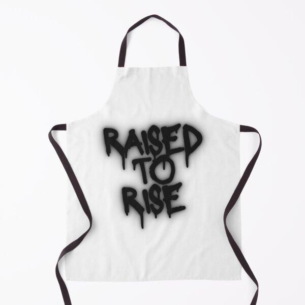 Item preview, Raised to Rise – Uplifting Graffiti Quote designed and sold by rebuZZ-Apparels-The Minimalistic Buzz.