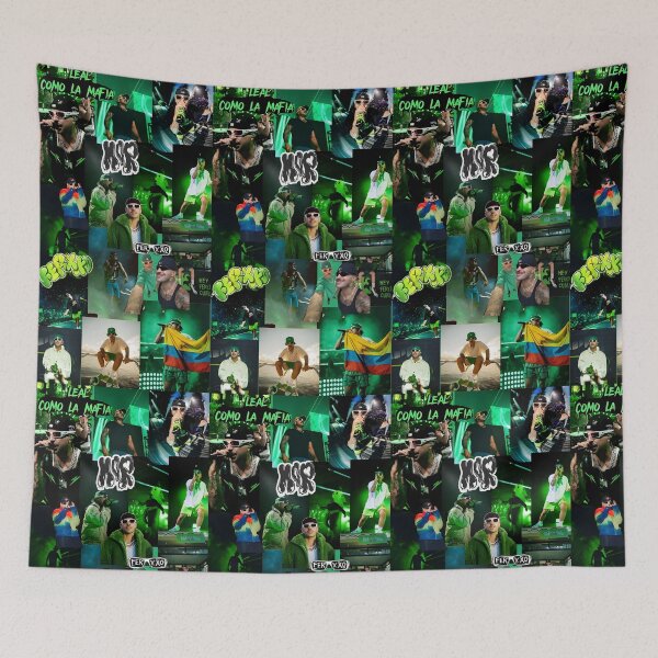 Item preview, Feid – Green Urbano Collage Aesthetic Design designed and sold by Aliyah Niko.