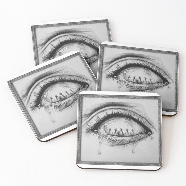 Item preview, Crying eye, loneliness,  vintage designed and sold by MrLeam.