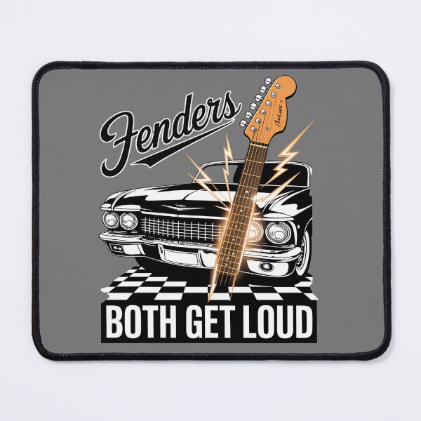 Item preview, 1960s music fashion - retro rock girl style - muscle car & music - women who rock - classic car and guitar - rock chick hot rod - beehive hair rock - Route 66 rocker - fuzz pedal and lipstick designed and sold by JansenGS.