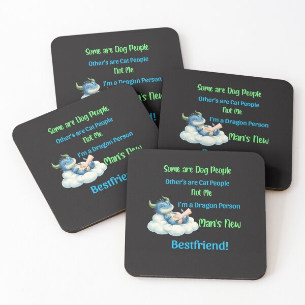 Item preview, 'm a Dragon Person Man's New Bestfriend Funny designed and sold by ArtisticDesignsbyLinda.