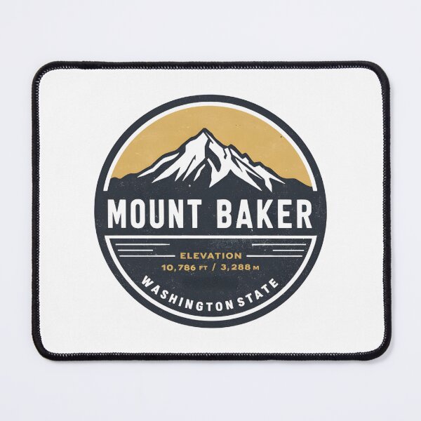 Item preview, Mount Baker - Washington State  designed and sold by GoodOldVintage.