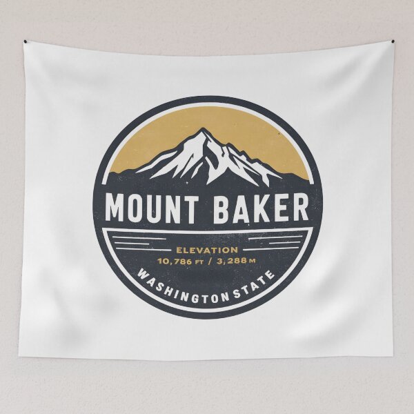 Item preview, Mount Baker - Washington State  designed and sold by GoodOldVintage.