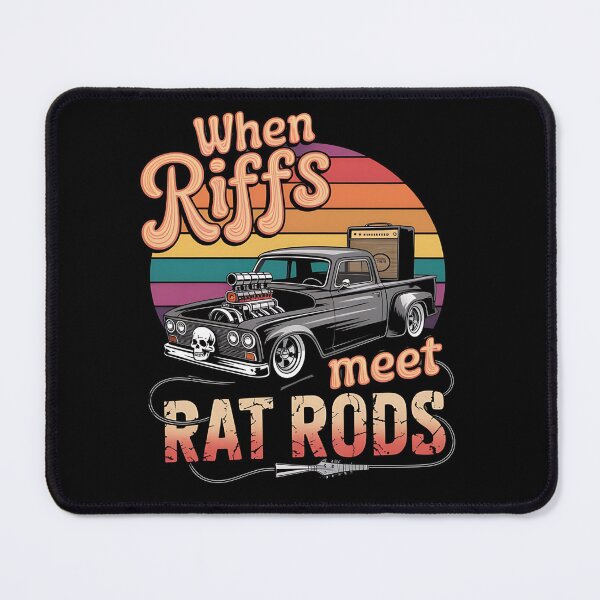 Item preview, 1960s music fashion - retro rock girl style - muscle car & music - women who rock - classic car and guitar - rock chick hot rod - beehive hair rock - Route 66 rocker - fuzz pedal and lipstick designed and sold by JansenGS.