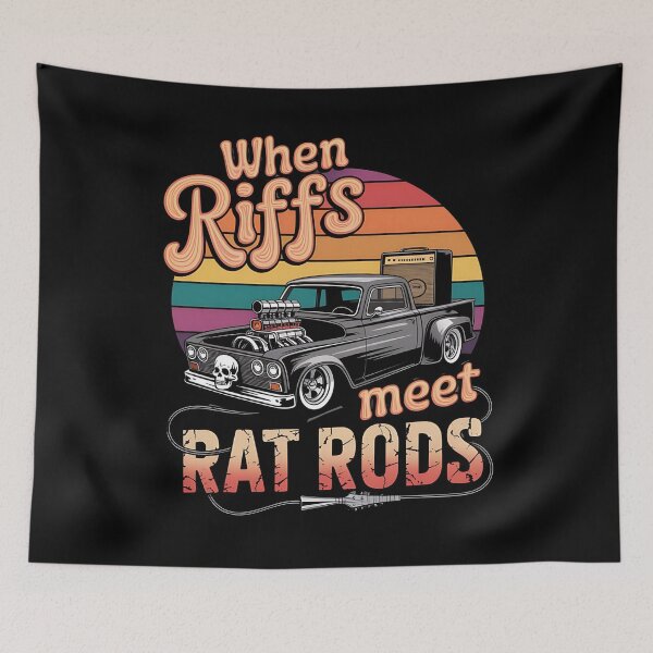 Item preview, 1960s music fashion - retro rock girl style - muscle car & music - women who rock - classic car and guitar - rock chick hot rod - beehive hair rock - Route 66 rocker - fuzz pedal and lipstick designed and sold by JansenGS.