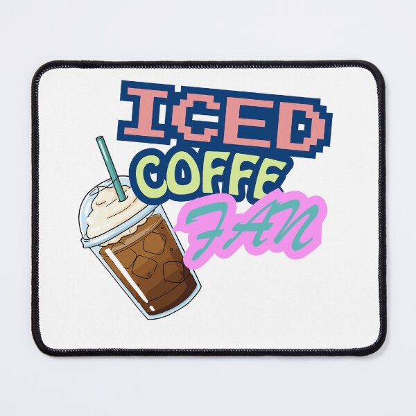 Item preview, Ice Coffee Fan: Cool Caffeine Lover Retro Aesthetic designed and sold by Akarshani Rumeshika.