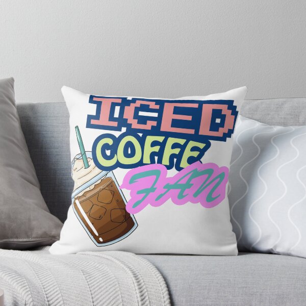 Item preview, Ice Coffee Fan: Cool Caffeine Lover Retro Aesthetic designed and sold by Akarshani  Rumeshika.