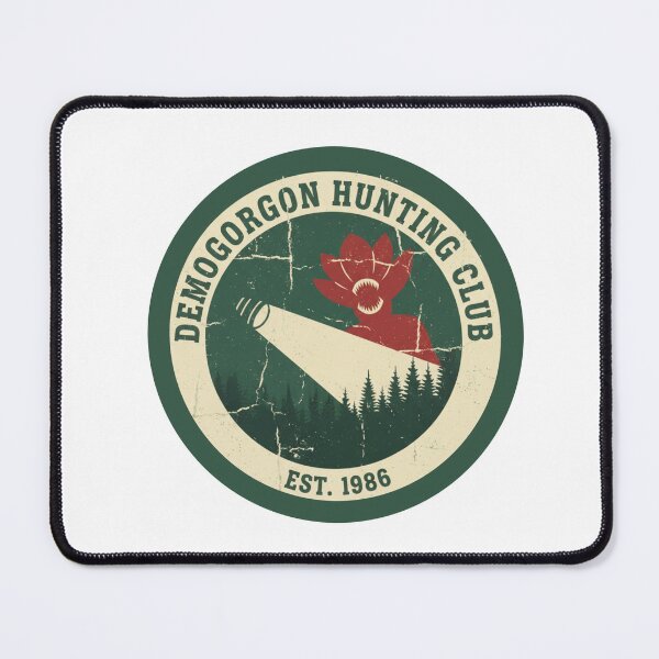 Item preview, Demogorgon Hunting Club – Stranger Things Inspired Retro Design designed and sold by Fandom Universe.