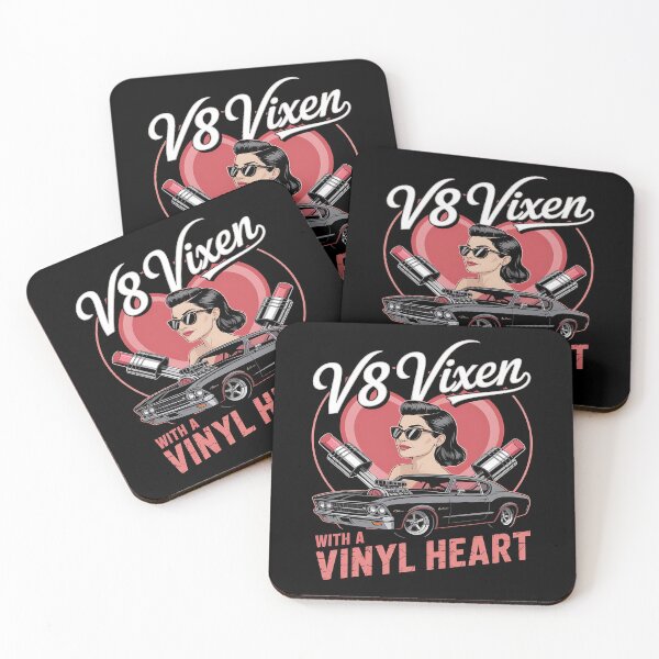 Item preview, 1960s music fashion - retro rock girl style - muscle car & music - women who rock - classic car and guitar - rock chick hot rod - beehive hair rock - Route 66 rocker - fuzz pedal and lipstick designed and sold by JansenGS.