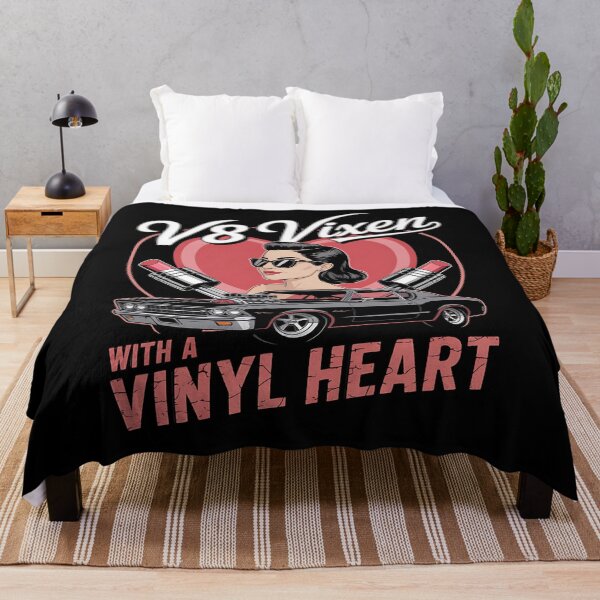 Item preview, 1960s music fashion - retro rock girl style - muscle car & music - women who rock - classic car and guitar - rock chick hot rod - beehive hair rock - Route 66 rocker - fuzz pedal and lipstick designed and sold by JansenGS.