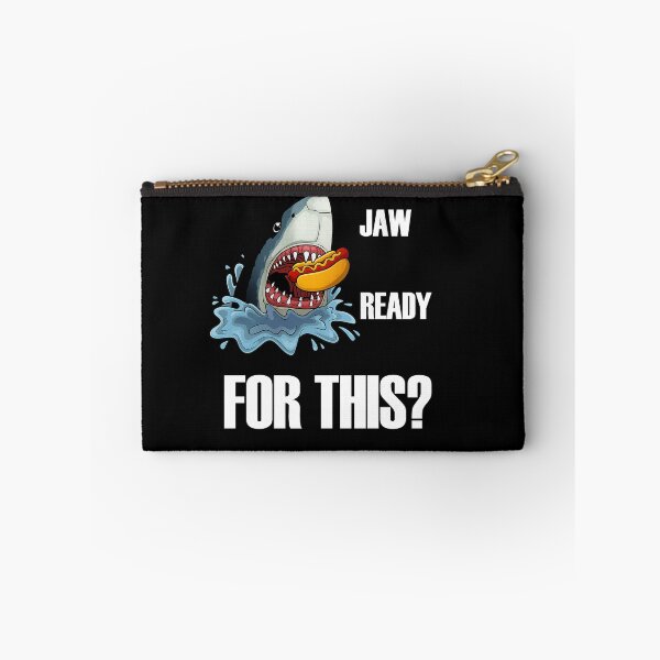 Item preview, Hot Dog Shark T-Shirt – Jaw Ready For This? designed and sold by LarryMBrown.