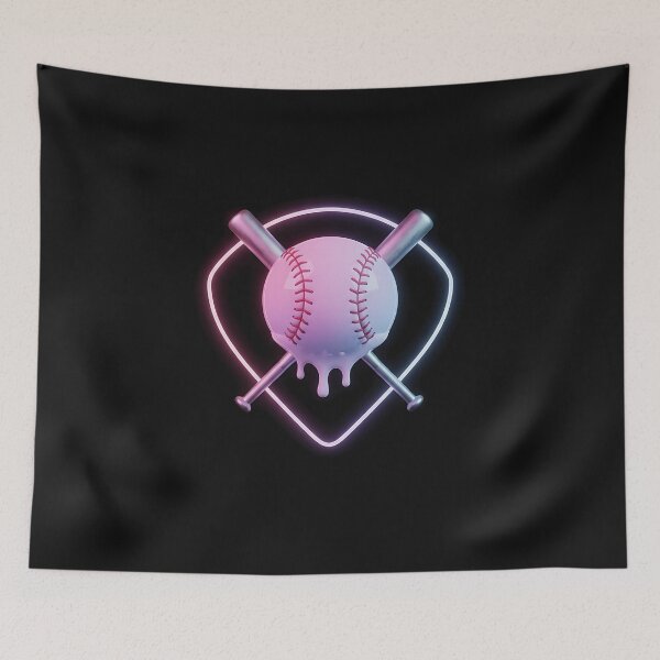 Item preview, Pink Drip Baseball  designed and sold by MOHITSALVI.