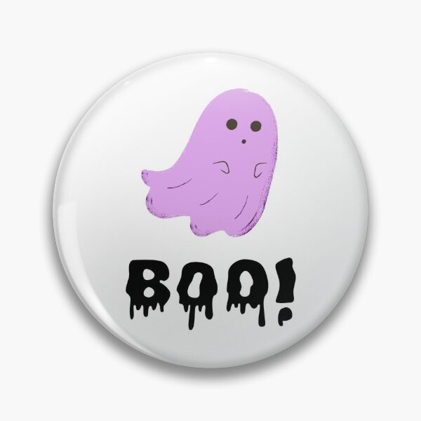 Item preview, Boo! Cute Pink Halloween Ghost  designed and sold by Crap Fairy.