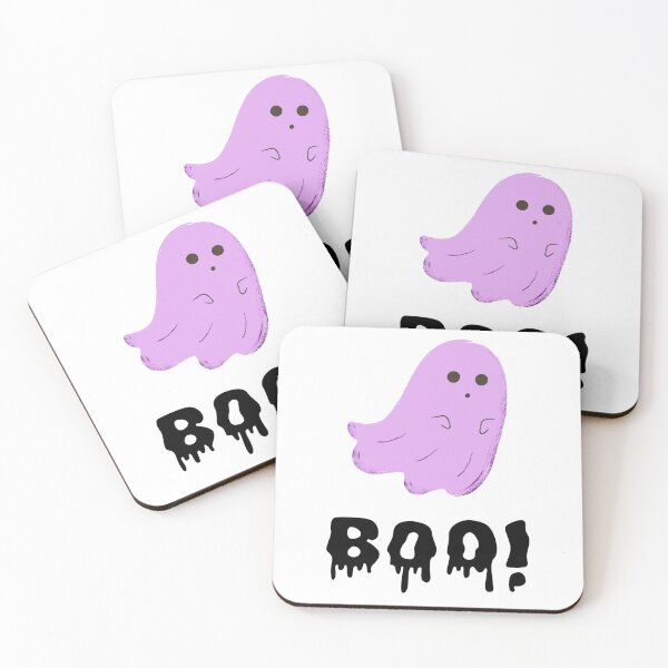 Item preview, Boo! Cute Pink Halloween Ghost  designed and sold by Crap Fairy.