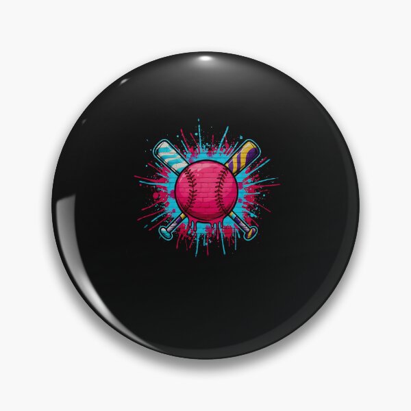 Item preview, Pink Drip Baseball  designed and sold by MOHITSALVI.