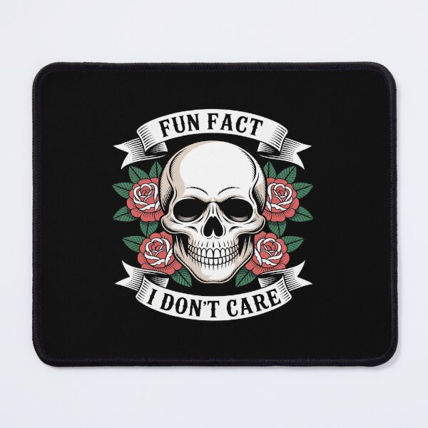 Item preview, Fun Fact I Don't Care Funny Skeleton Sarcastic designed and sold by JonBarnes22.