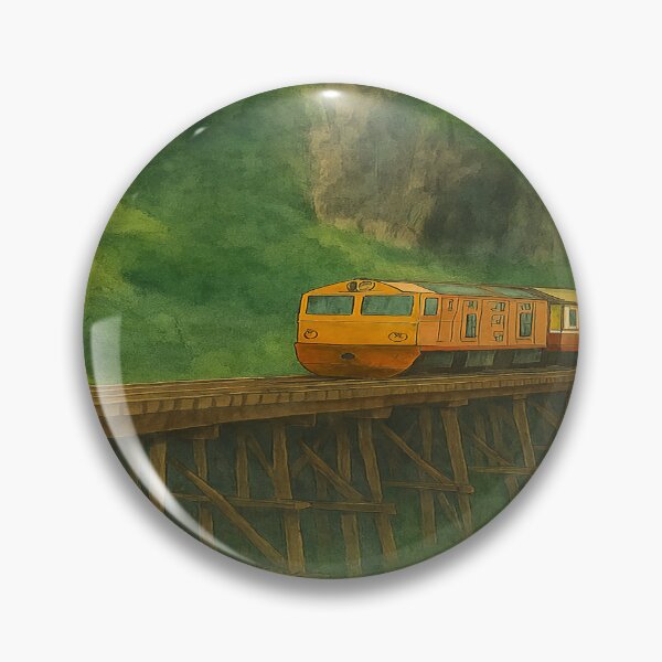 Artikelvorschau, Aquarell-Eisenbrücke entworfen und verkauft von DinsignStudio.