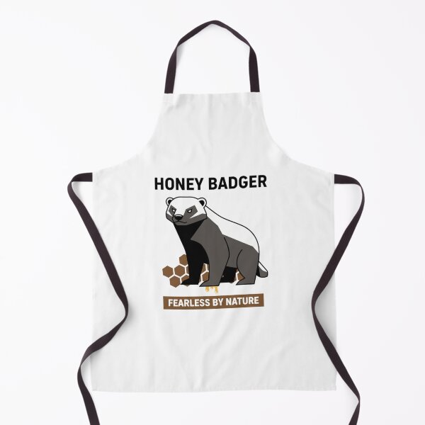 Item preview, Honey Badger: Fearless by Nature - Wild Animal Spirit Design designed and sold by EverBranz-stor.