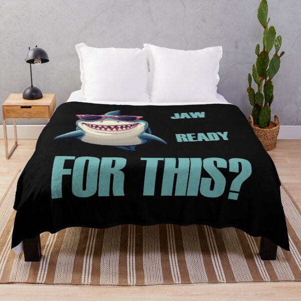 Item preview, Cool Shark T-Shirt – Jaw Ready For This? designed and sold by LarryMBrown.